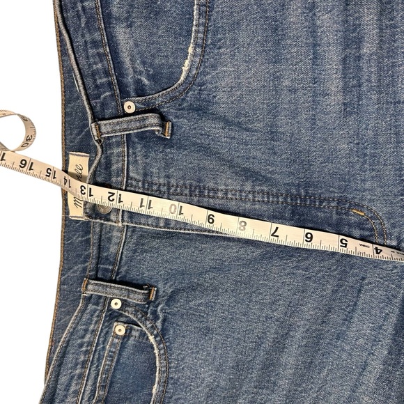 Madewell Balloon High Waisted Denim Jeans Cropped Sz 30 - Picture 12 of 15